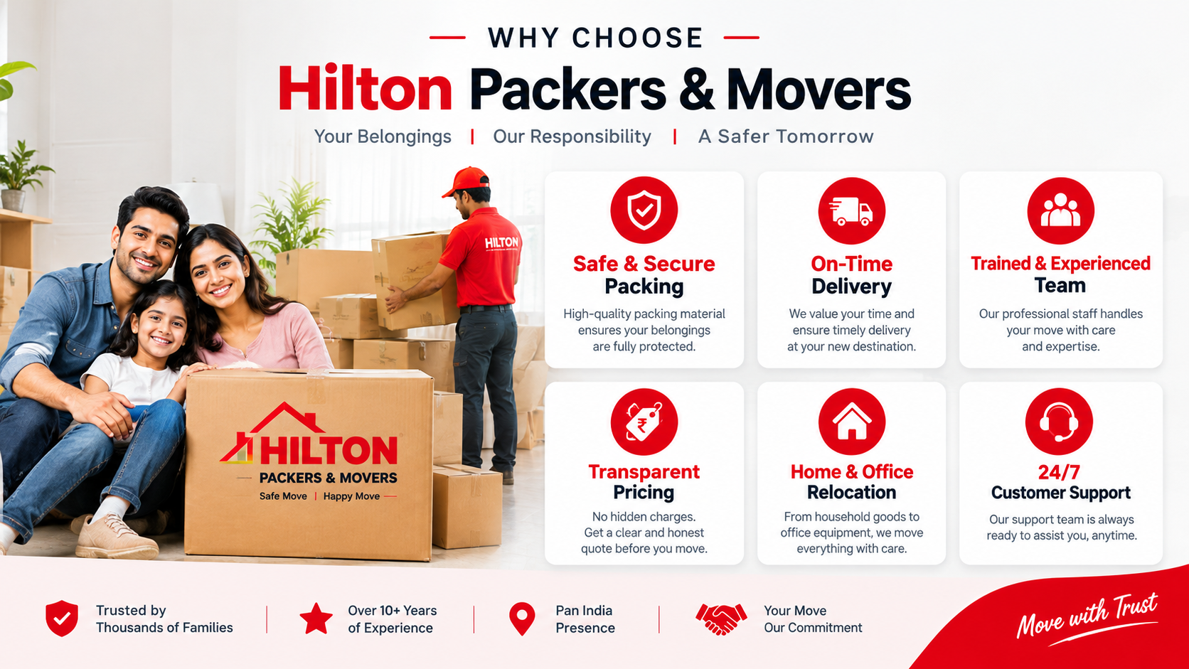 Professional home relocation and packing services